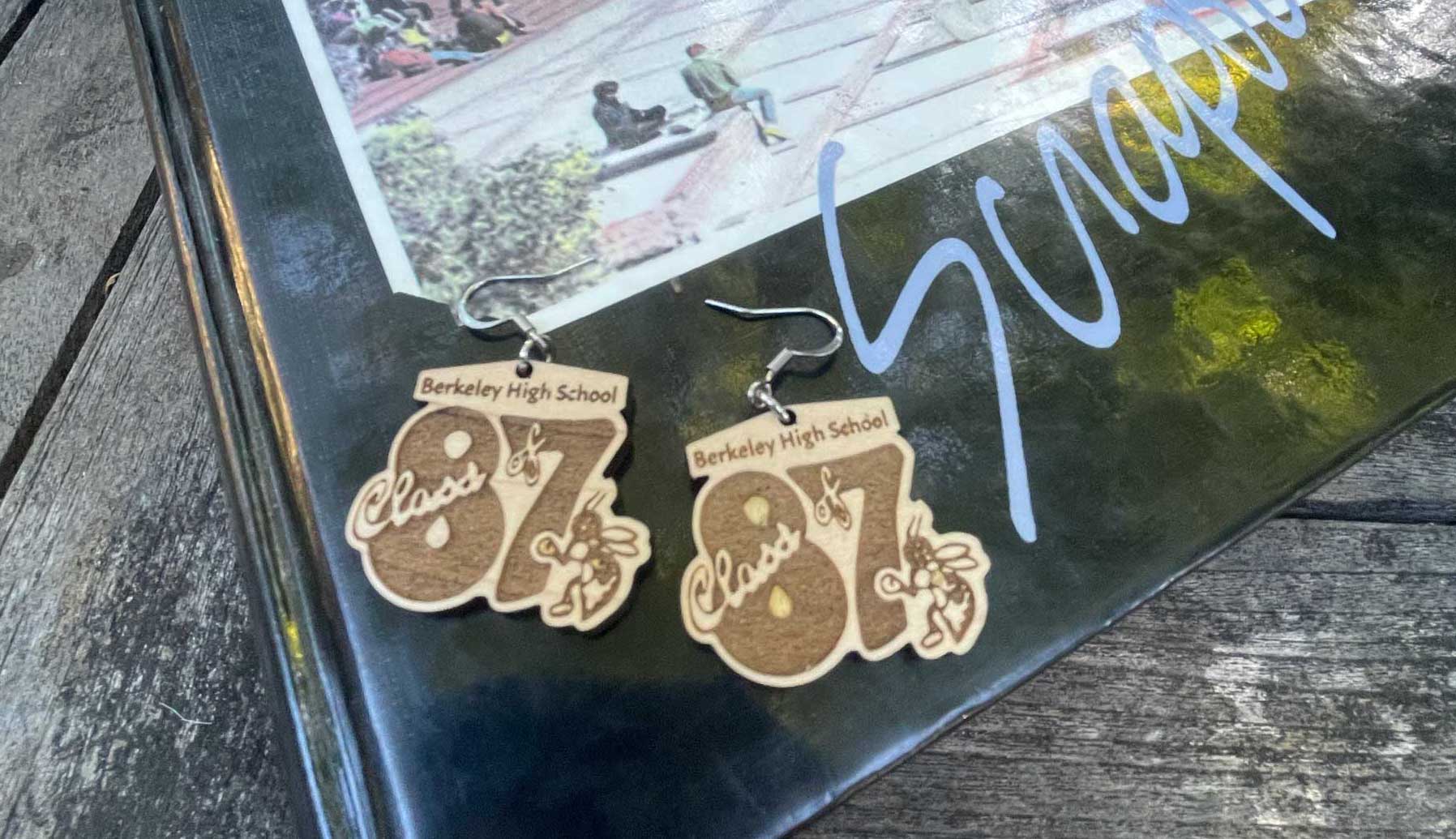 Earrings • Berkeley High Class of 87 Yellowjacket